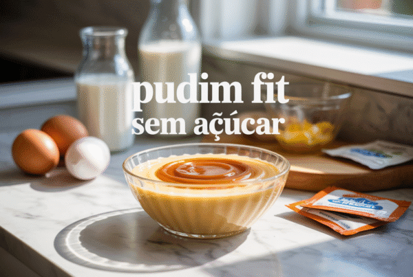 pudim fit sem açúcar