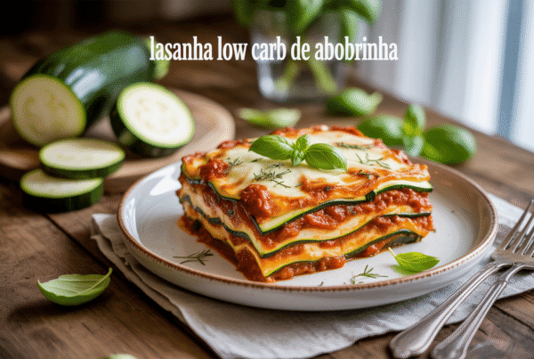 lasanha low carb de abobrinha