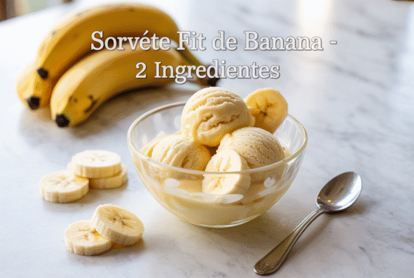 sorvete fit de banana