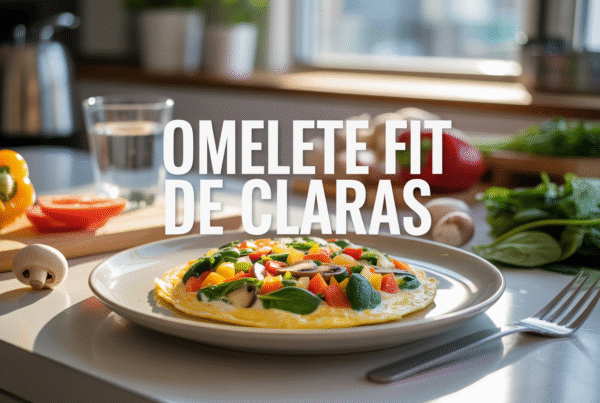 Omelete de Claras com Legumes: Receita Fit Rápida e Proteica