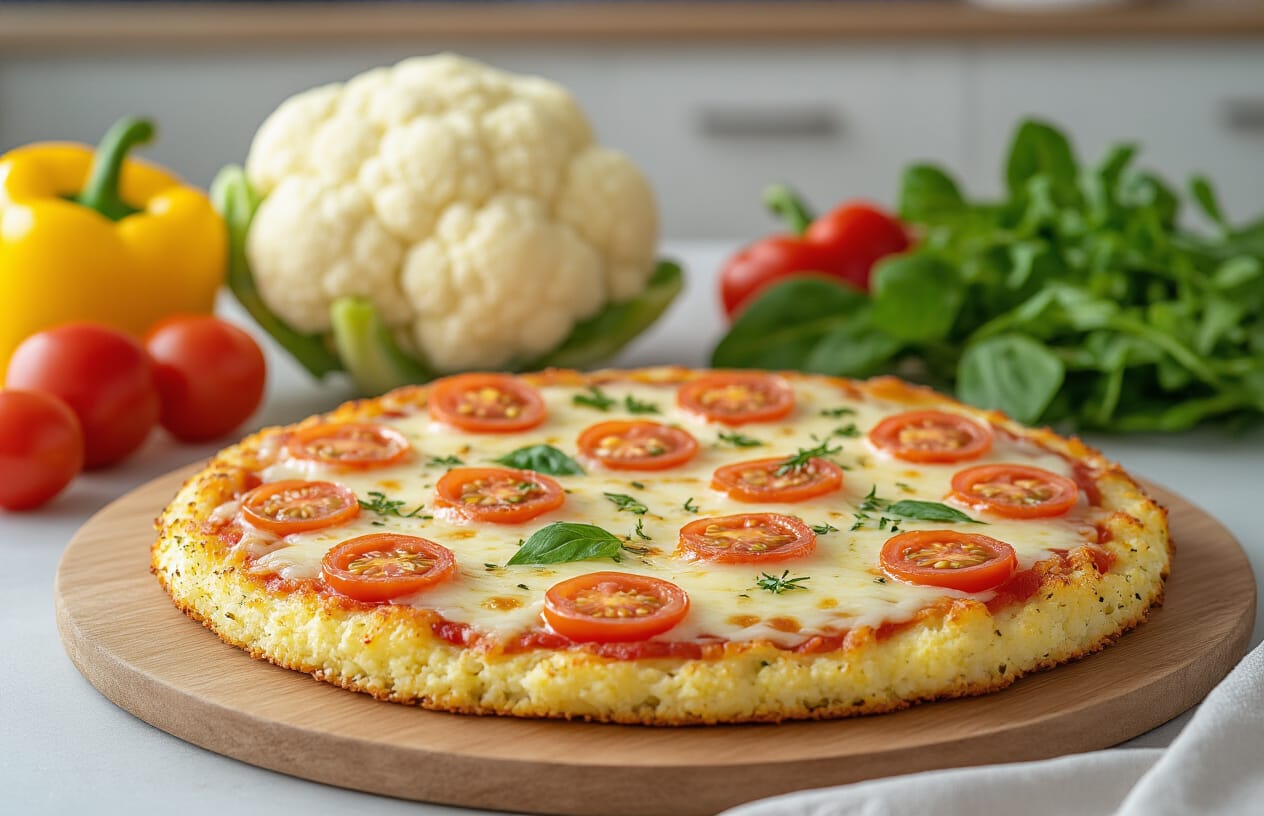 Receita Low Carb: Pizza de Couve-Flor Rápida 1 Por Que Escolher Pizza de Couve-Flor Low Carb