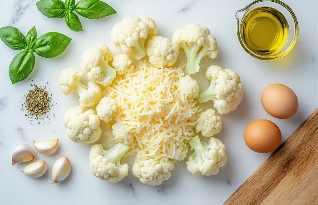 Receita Low Carb: Pizza de Couve-Flor Rápida 2 Ingredientes Essenciais Para Sua Pizza Perfeita