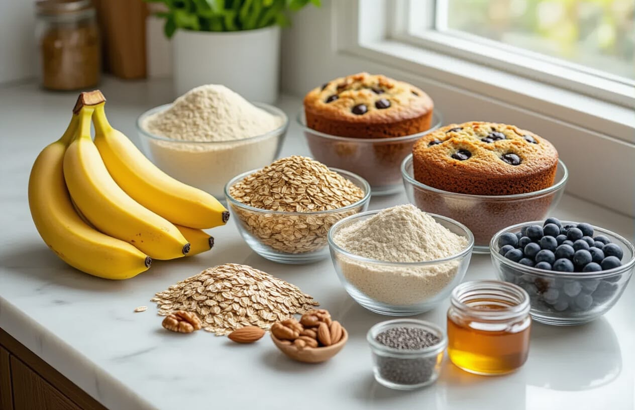 Bolo Fit de Banana Sem Açúcar: Sobremesa Saudável e Fofinha 5 Variações Nutritivas Para Personalizar Sua Receita