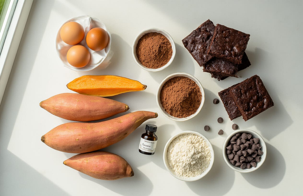 Brownie Fit de Batata-Doce: Receita Saudável para o Lanche da Tarde 3 Ingredientes Necessários para a Receita