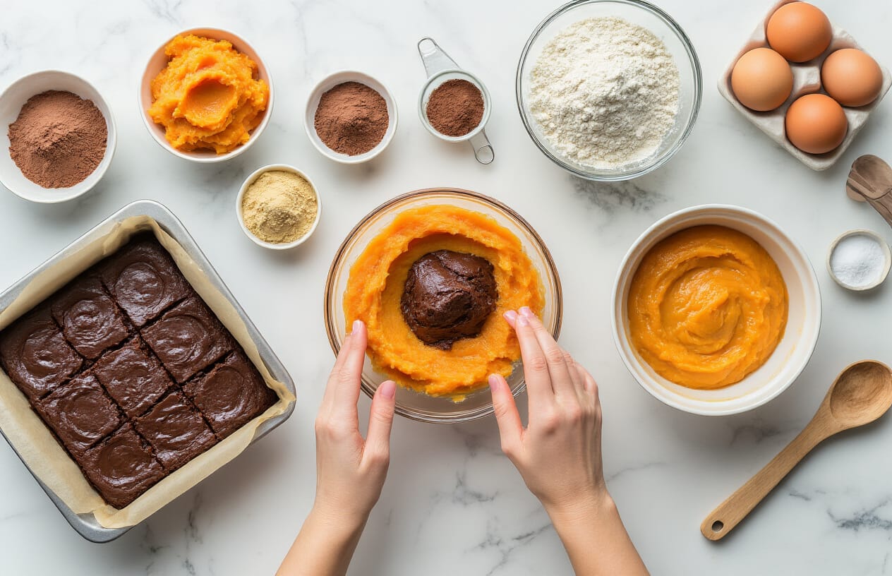 Brownie Fit de Batata-Doce: Receita Saudável para o Lanche da Tarde 4 Passo a Passo da Preparação