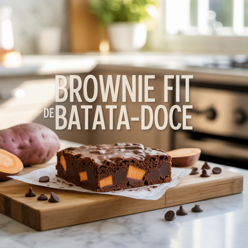 Brownie Fit de Batata-Doce: Receita Saudável para o Lanche da Tarde