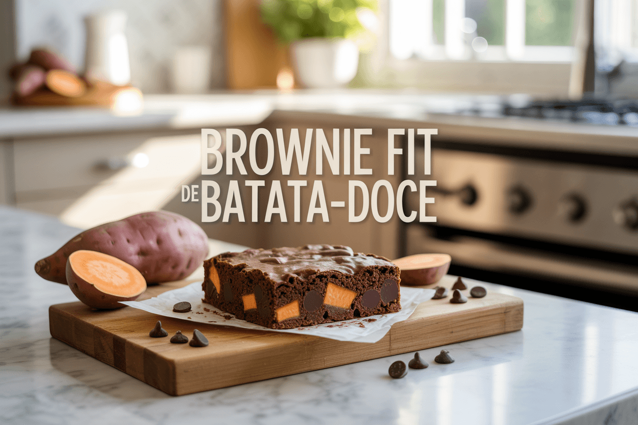 Brownie Fit de Batata-Doce: Receita Saudável para o Lanche da Tarde