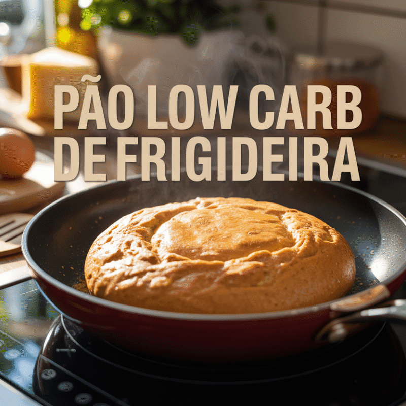 Pão Low Carb de Frigideira: Fácil De Preparar, Rápida e Saborosa
