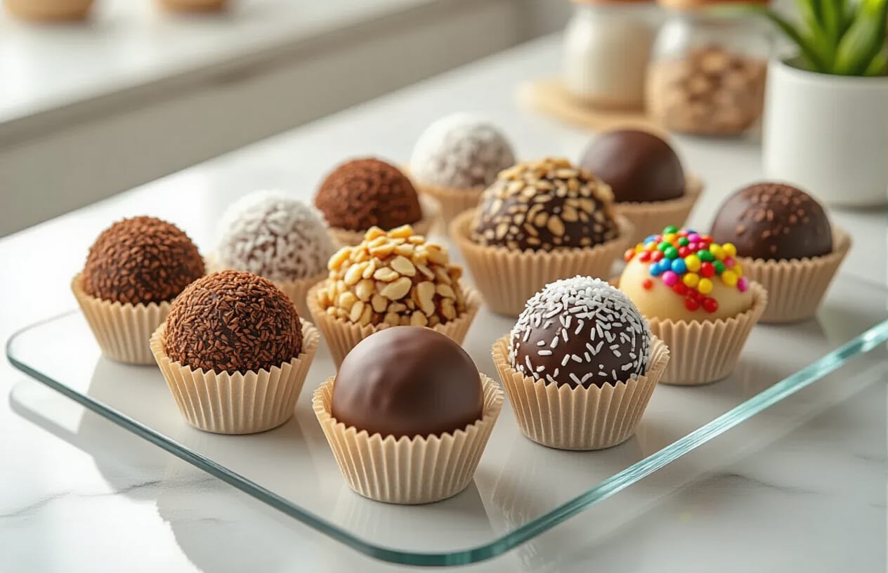 Brigadeiro Fit de Whey Protein: Doce Saudável e Proteico 4 Variações Criativas do Brigadeiro Proteico