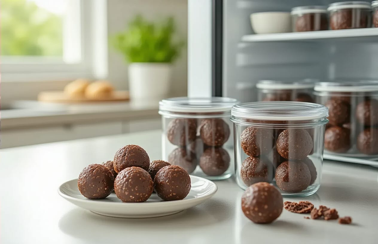 Brigadeiro Fit de Whey Protein: Doce Saudável e Proteico 5 Armazenamento e Conservação para Máxima Qualidade