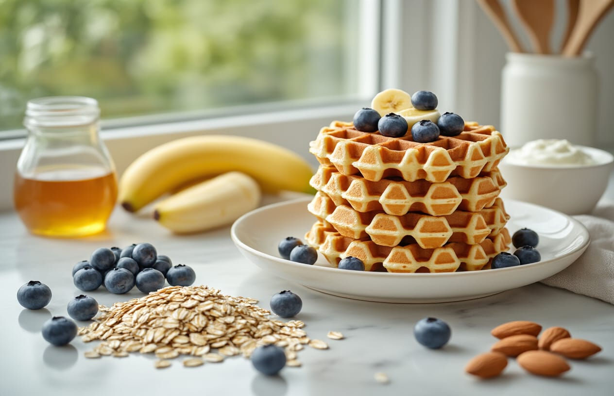 Waffle Fit de Aveia: Receita Rápida para Café da Manhã Saudável 1 Benefícios Nutricionais dos Waffles Fit de Aveia