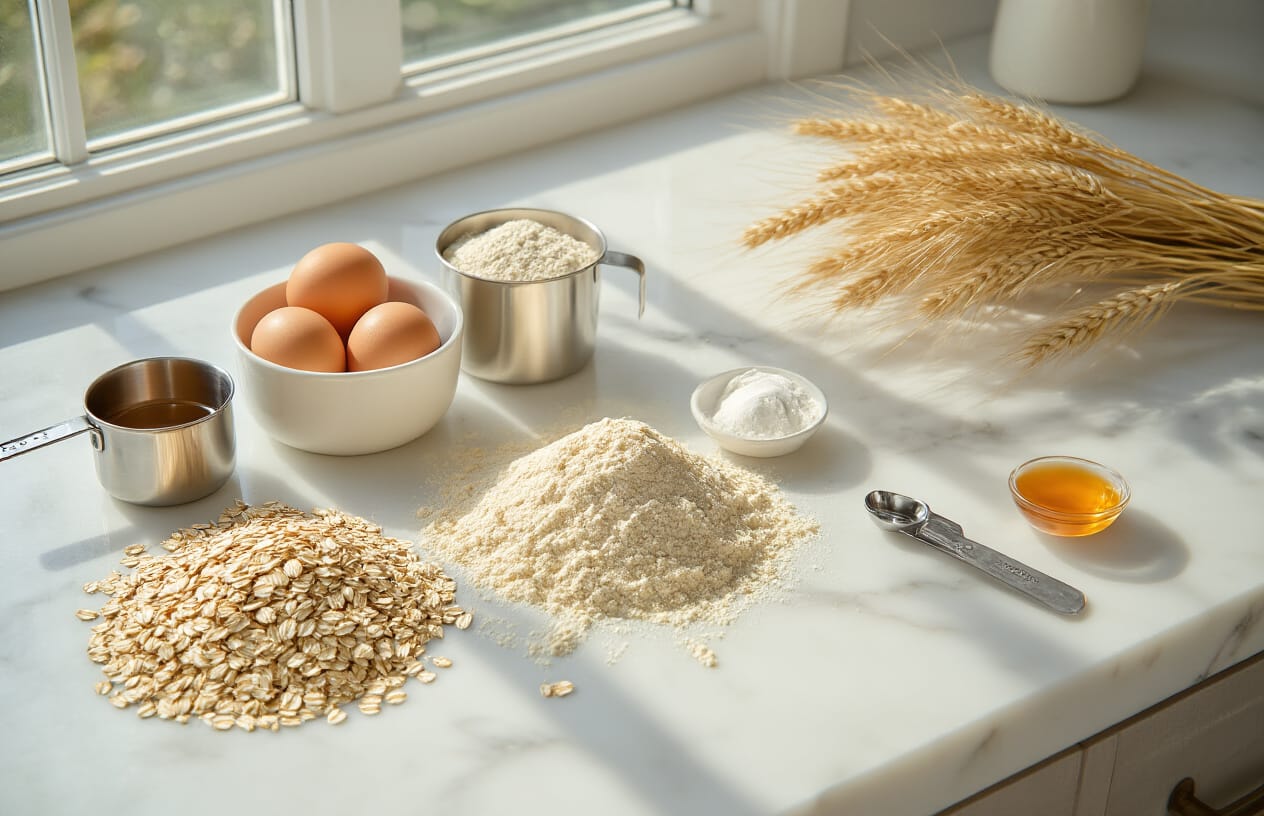 Waffle Fit de Aveia: Receita Rápida para Café da Manhã Saudável 2 Ingredientes Necessários para a Receita