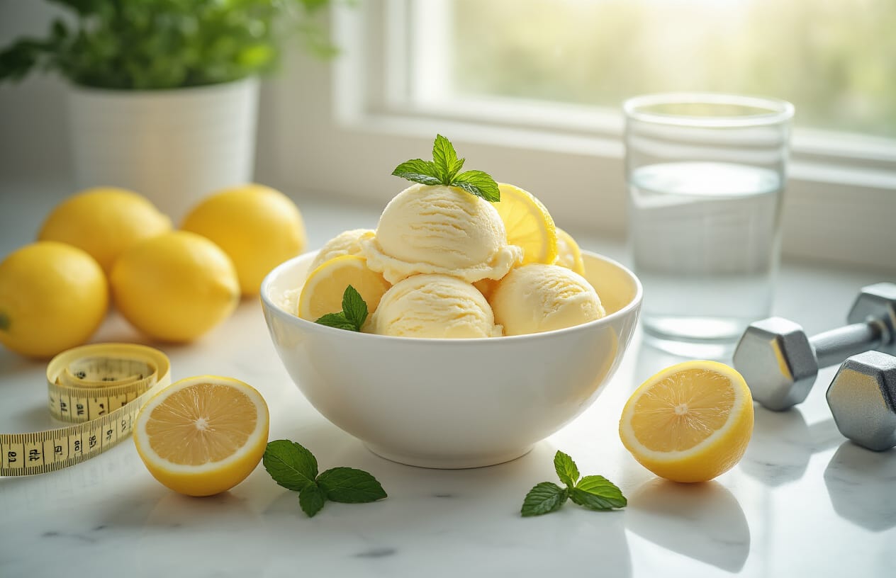 Receita Sorvete de Limão Fit 1 Benefícios do Sorvete de Limão Fit para sua Saúde