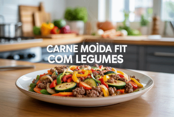 Carne Moída Fit com Legumes Refogados: Receita Prática e Nutritiva