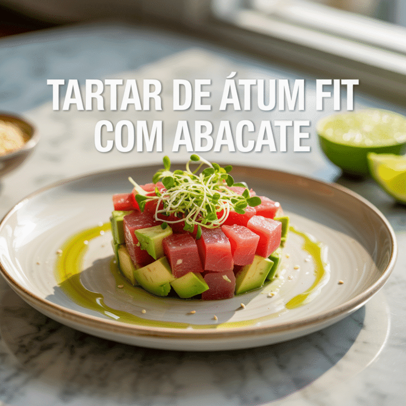 Tartar de Atum Fit com Abacate: Receita Saudável e Leve