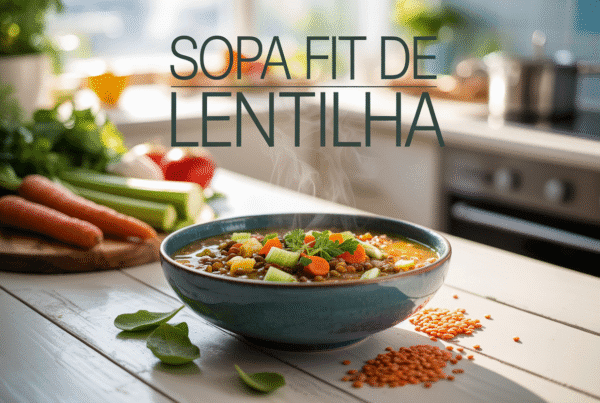 Sopa Fit de Lentilha com Legumes: Receita Rica em Fibras