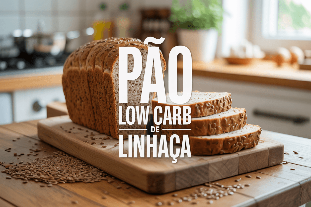 Pão Low Carb de Linhaça: Receita Fácil e Sem Farinha de Trigo