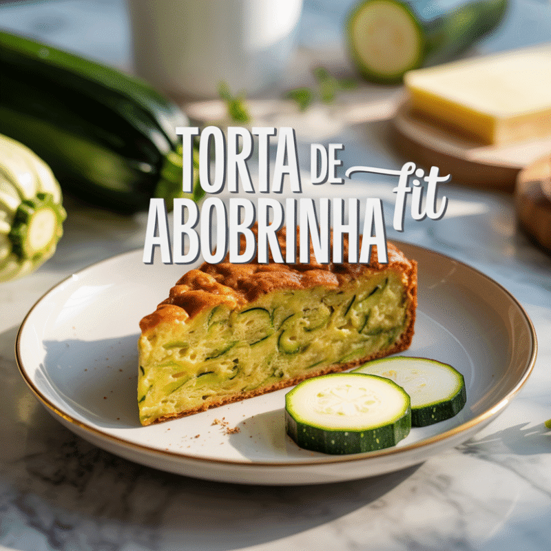 Torta de Abobrinha Fit Sem Farinha: Receita Leve e Low Carb