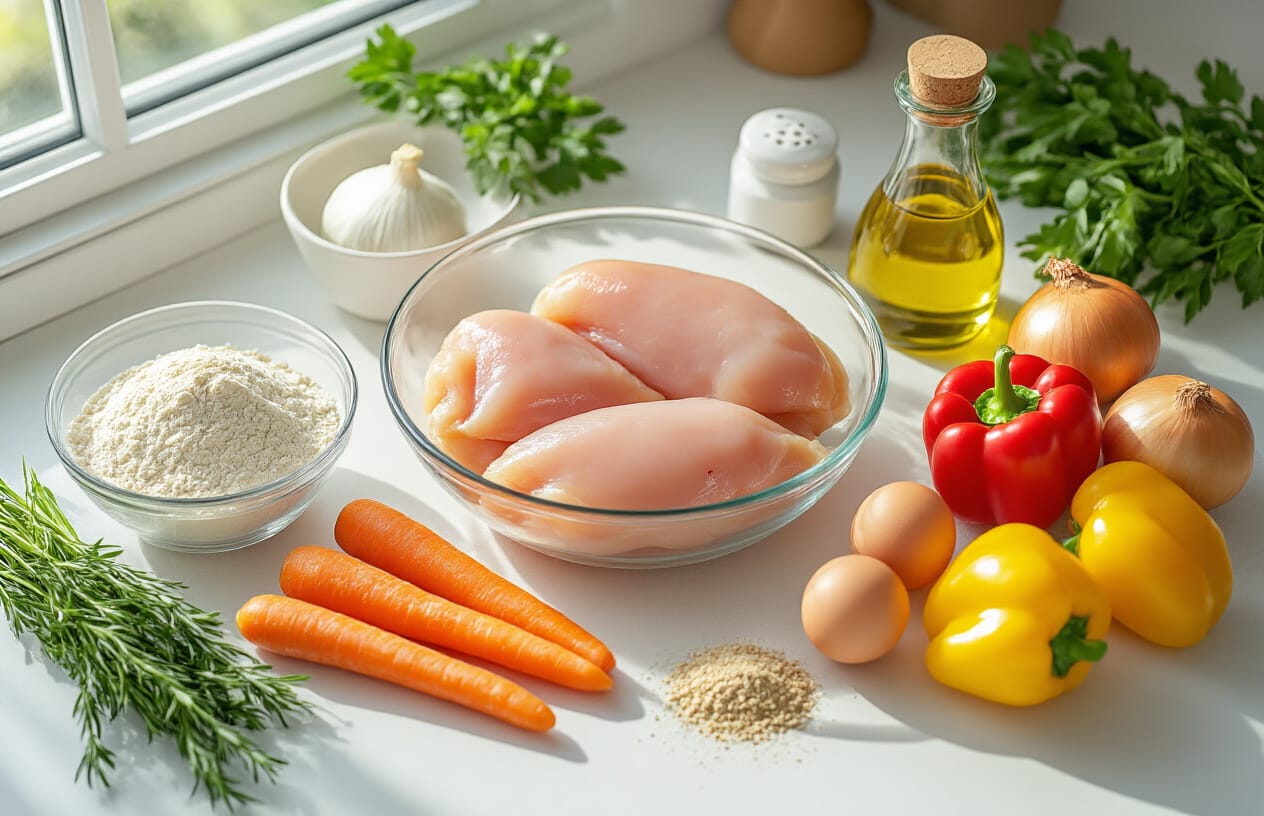 Torta Fit de Frango com Massa Integral: Receita Saudável e Saborosa 2 Ingredientes Necessários para a Receita Completa