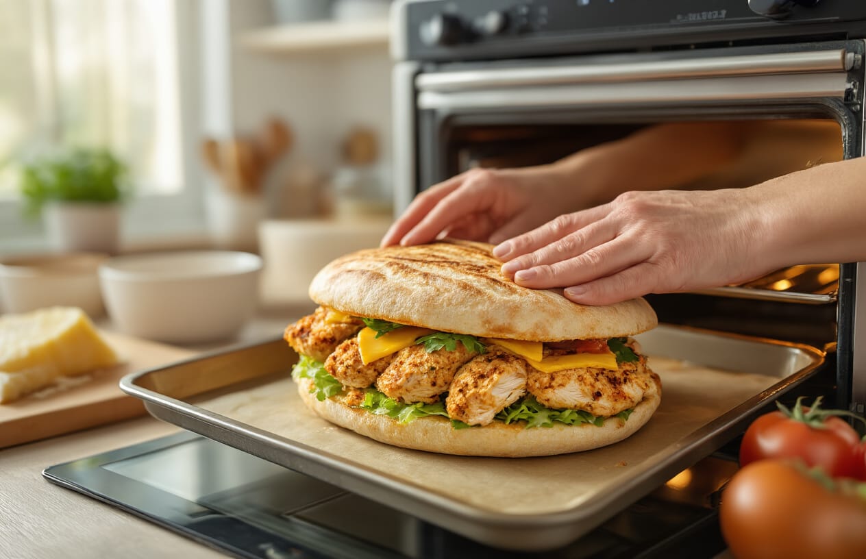 Torta Fit de Frango com Massa Integral: Receita Saudável e Saborosa 5 Montagem e Forneamento da Torta Fit