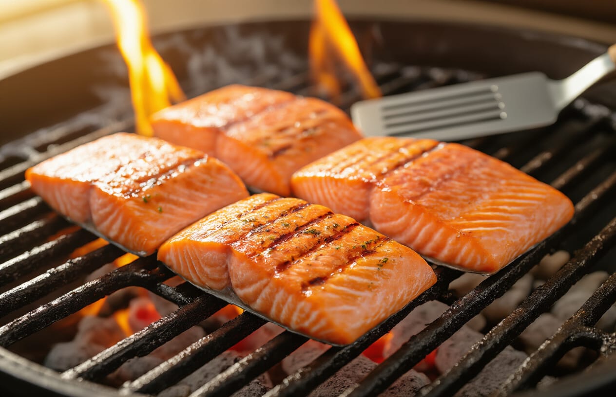 Técnica Correta de Preparo do Salmão Grelhado