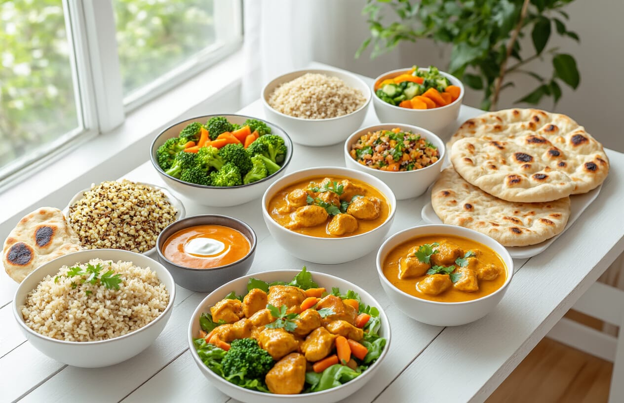 Frango ao Curry Light com Iogurte Natural: Receita Saudável 4 Variações e Acompanhamentos Saudáveis