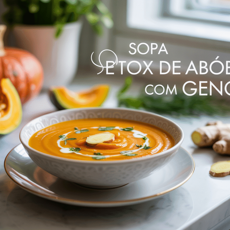 Sopa Detox de Abóbora com Gengibre: Receita Leve e Saudável
