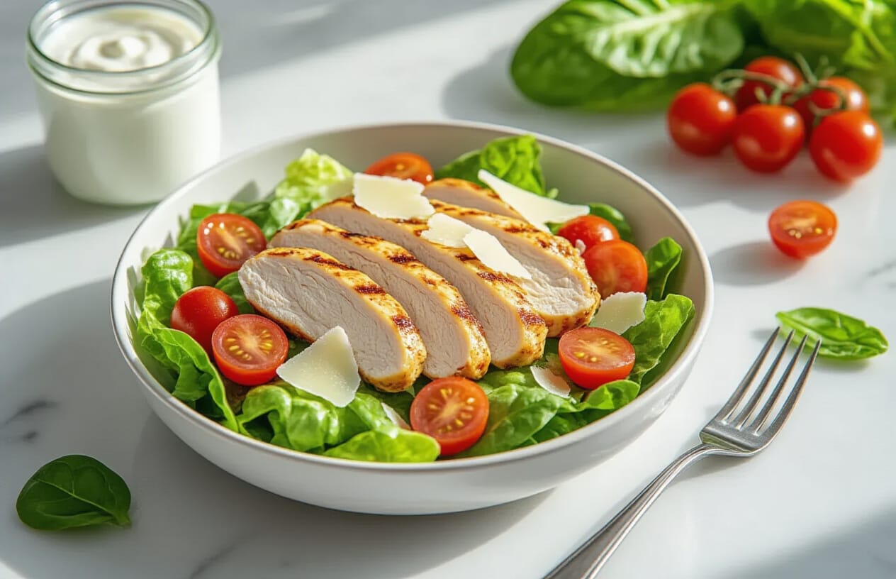 Salada Caesar Fit com Molho de Iogurte Light 6 conclusion