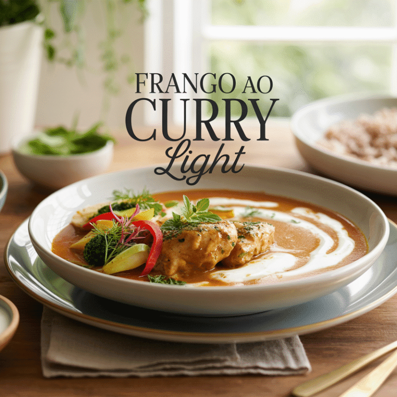Frango ao Curry Light com Iogurte Natural: Receita Saudável