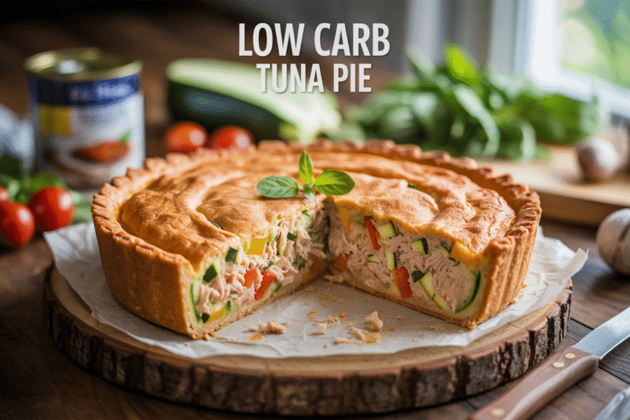 Torta Low Carb de Atum e Legumes: Receita Rápida e Nutritiva