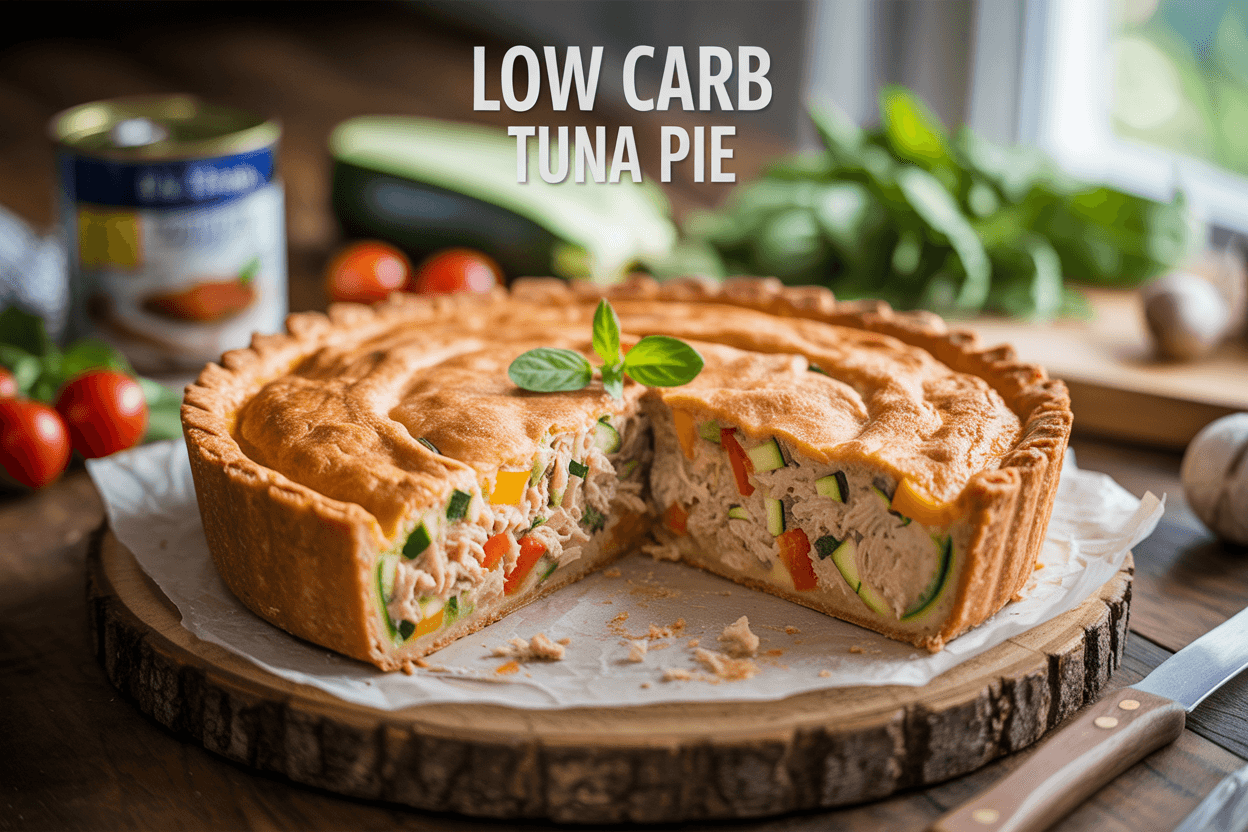 Torta Low Carb de Atum e Legumes: Receita Rápida e Nutritiva