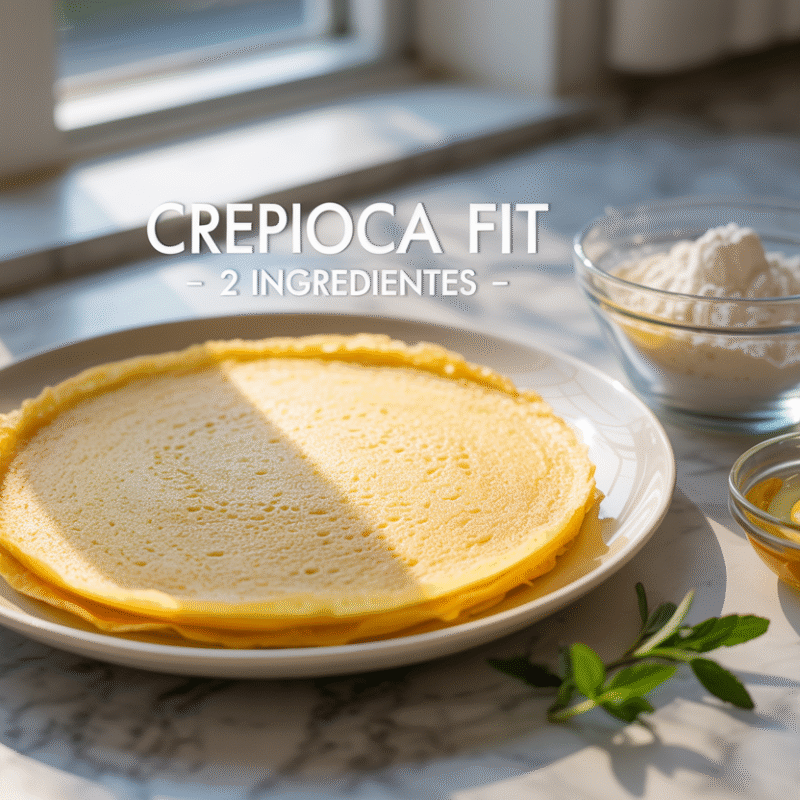 Crepioca Fit Simples: Receita Rápida com 2 Ingredientes