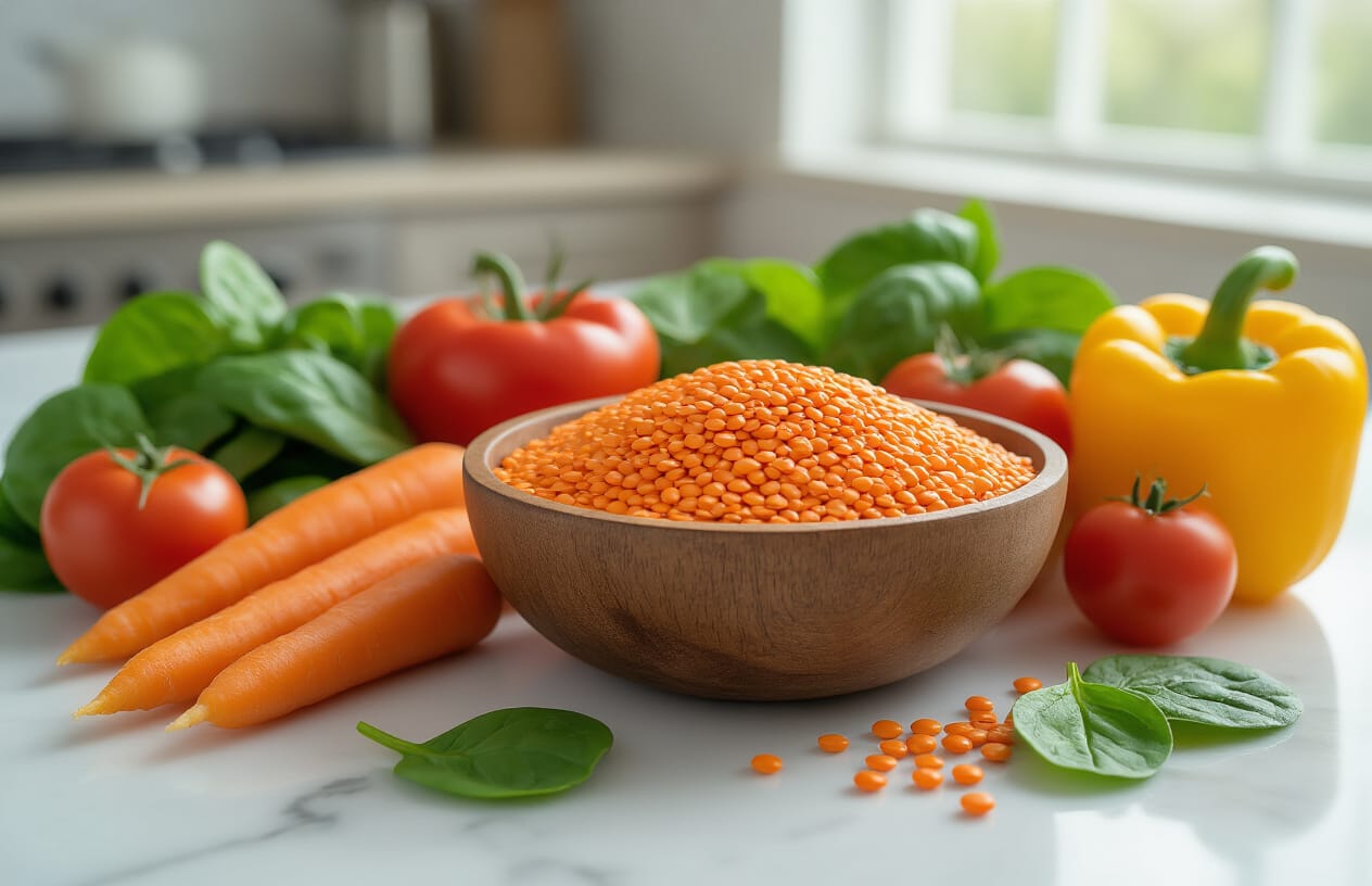 Sopa Fit de Lentilha com Legumes: Receita Rica em Fibras 1 Benefícios Nutricionais da Lentilha para uma Dieta Fitness