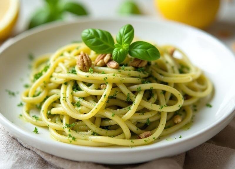 espaguete-de-pupunha-ao-pesto-de-manjericao--leve-e-irresistivelmente-cremoso-sem-fogao-e-com-prepa