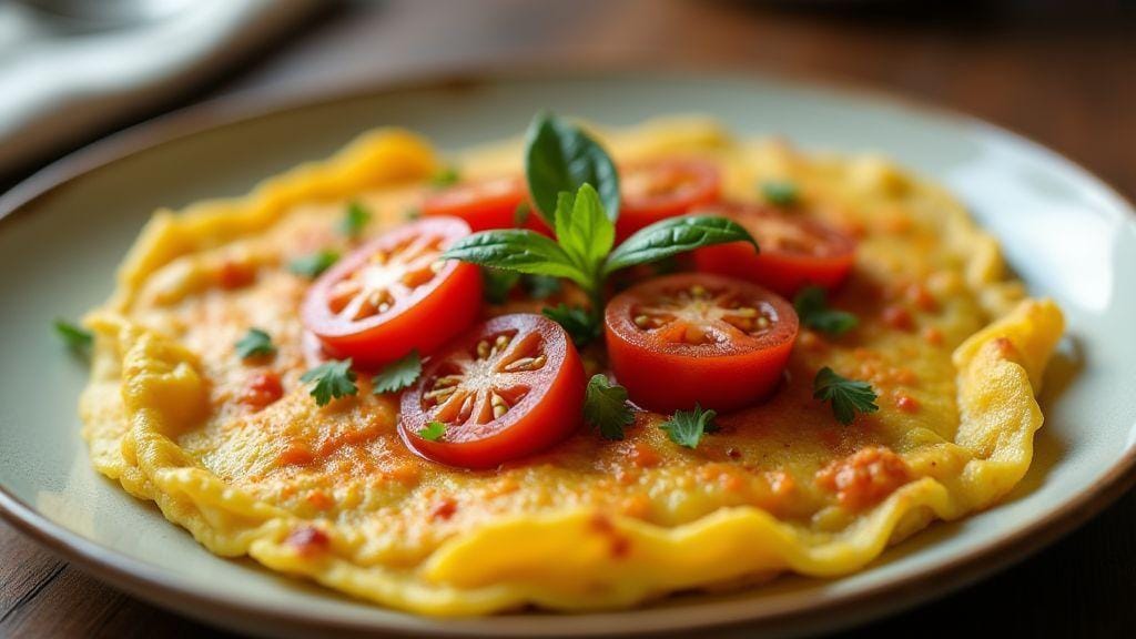 Omelete de Claras com Espinafre e Tomate leve e irresistivelmente macia pronta no micro-ondas com poucos ingredientes