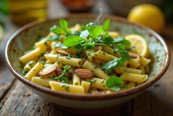 penne-integral-ao-pesto-de-rucula-e-amendoas-irresistivelmente-cremoso-e-vibrante-pronto-em-vinte-mi