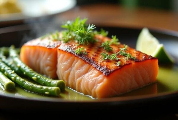 salmao-grelhado-com-aspargos-e-limao-irresistivelmente-suculento-e-crocante-numa-frigideira-so-com-p
