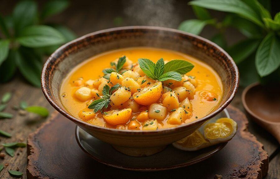 sopa-de-abobora-com-gengibre-e-leite-de-coco-irresistivelmente-cremosa-e-aromatica-pronta-em-vinte-m