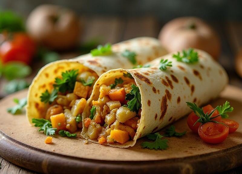 wrap-integral-de-peru-e-vegetais-irresistivelmente-suculento-e-crocante--cinco-ingredientes-preparo