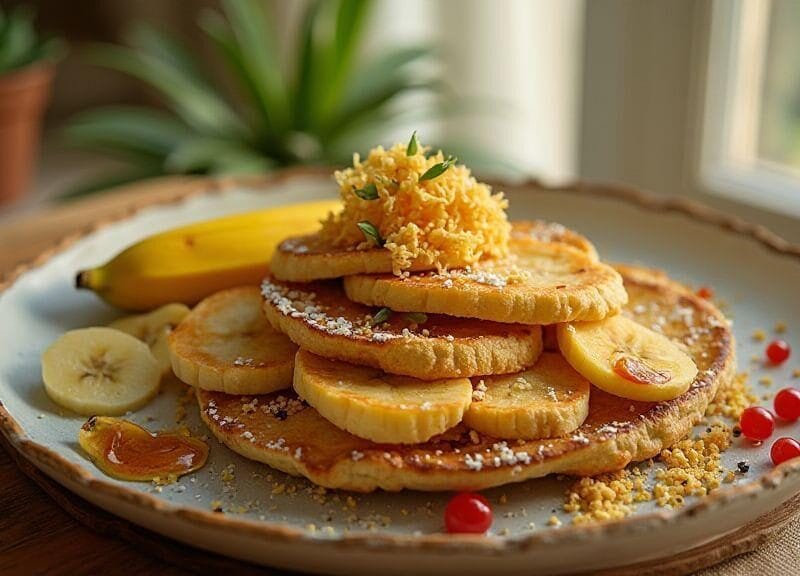 panqueca-doce-fit-com-banana-e-aveia-irresistivelmente-fofa-e-saborosa-mistura-rapida-de-cinco-ingre