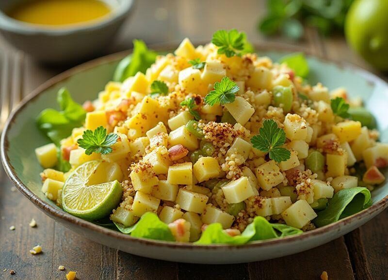salada-fria-de-massa-integral-com-grao-de-bico-e-hortela--refrescante-e-saborosa-pronta-em--minut