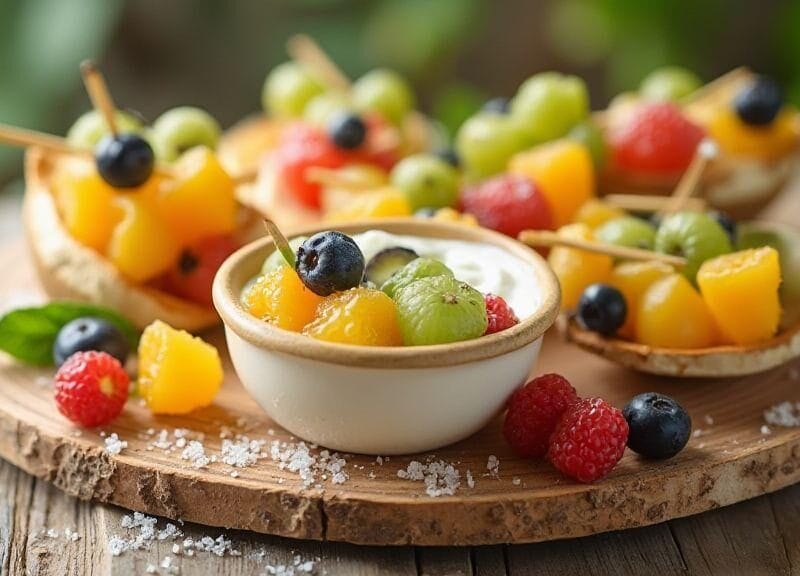 espetinho-de-frutas-com-iogurte-natural-irresistivelmente-cremoso-e-refrescante-preparo-minimo-e-sem