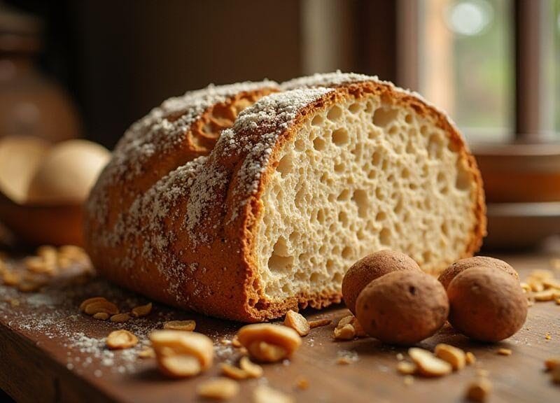 pao-sem-gluten-de-aveia-e-maca-irresistivelmente-macio-feito-em-uma-tigela-so-e-sem-sovar