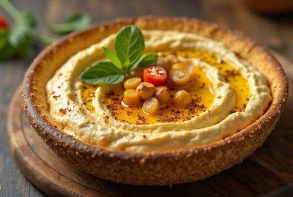 pao-sirio-integral-com-homus-e-legumes-grelhados-deliciosamente-cremoso-e-crocante-sem-forno-preparo