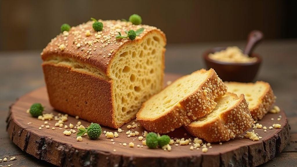 Pão de Fermentação Natural Integral crocante por fora macio por dentro preparo simples sem sovar com fermentação lenta