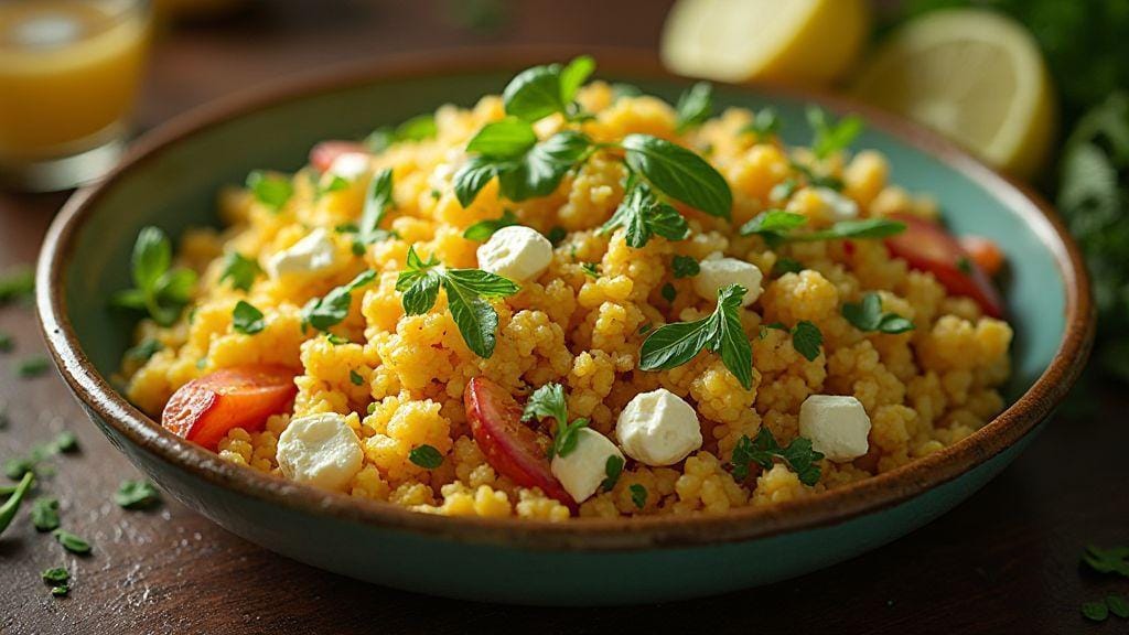 Salada de Grão-de-Bico com Pepino e Molho de Hortelã: sabor crocante e refrescante, sem cozimento e preparo simples