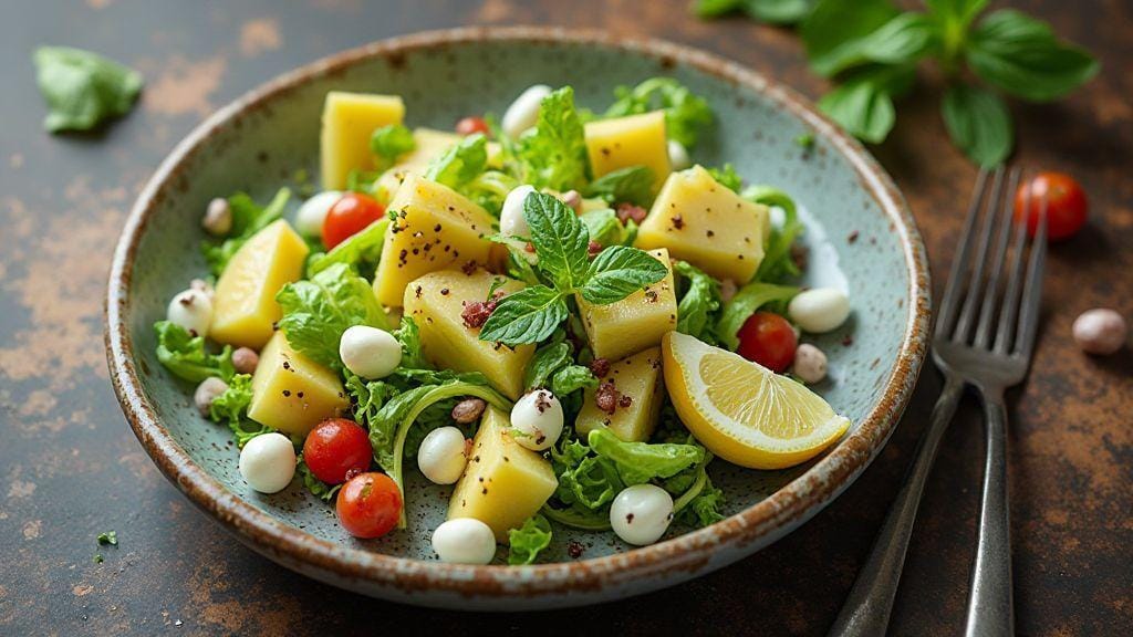 Salada de Pepino com Iogurte e Ervas Finas crocante e cremosa sem cozimento preparo mínimo