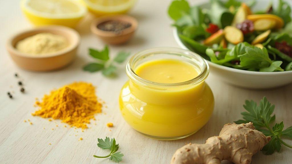 Molho de Salada Fit Anti-inflamatório com Baixo Açúcar, Sabor Irresistível e Preparo Simples Sem Cozimento