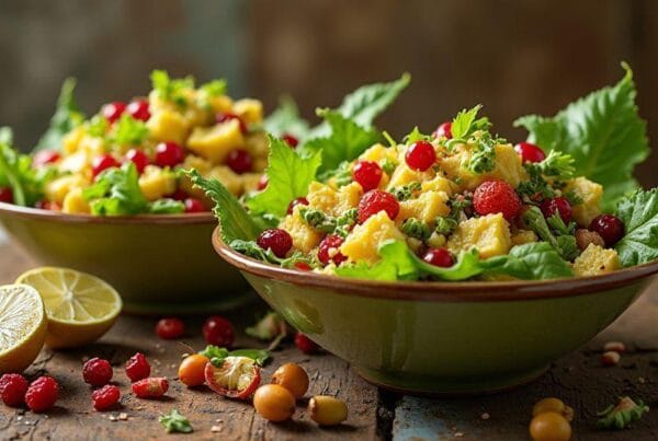 saladas-coloridas-com-frutas-secas-molho-citrico-de-maracuja-sem-acucar-sem-cozimento-sabor-vibrante