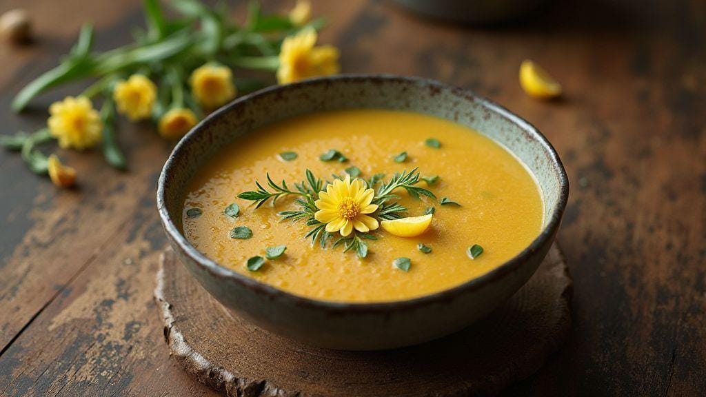 Sopa cremosa de couve-flor sem creme fit com textura sedosa feita em uma única panela e com poucos ingredientes